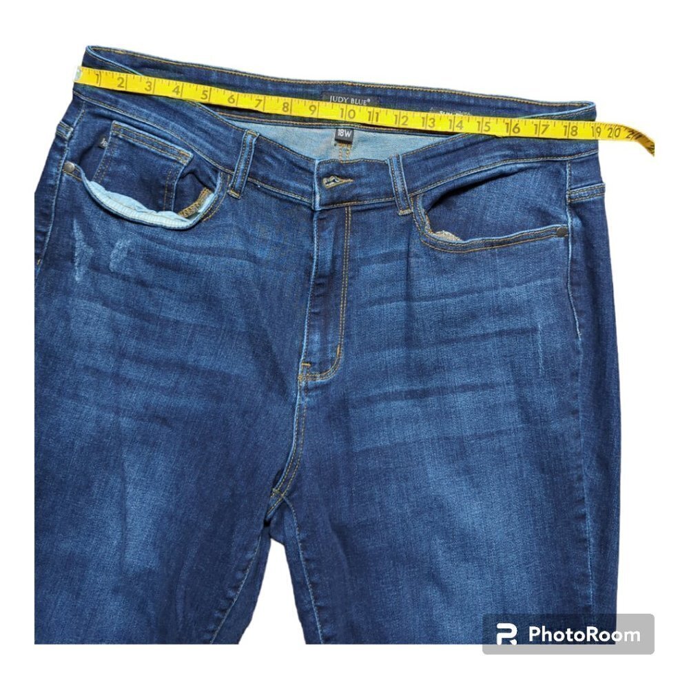 Judy Blue Slim Fit Women's Jeans Size 18 W Color Blue - Picture 6 of 10